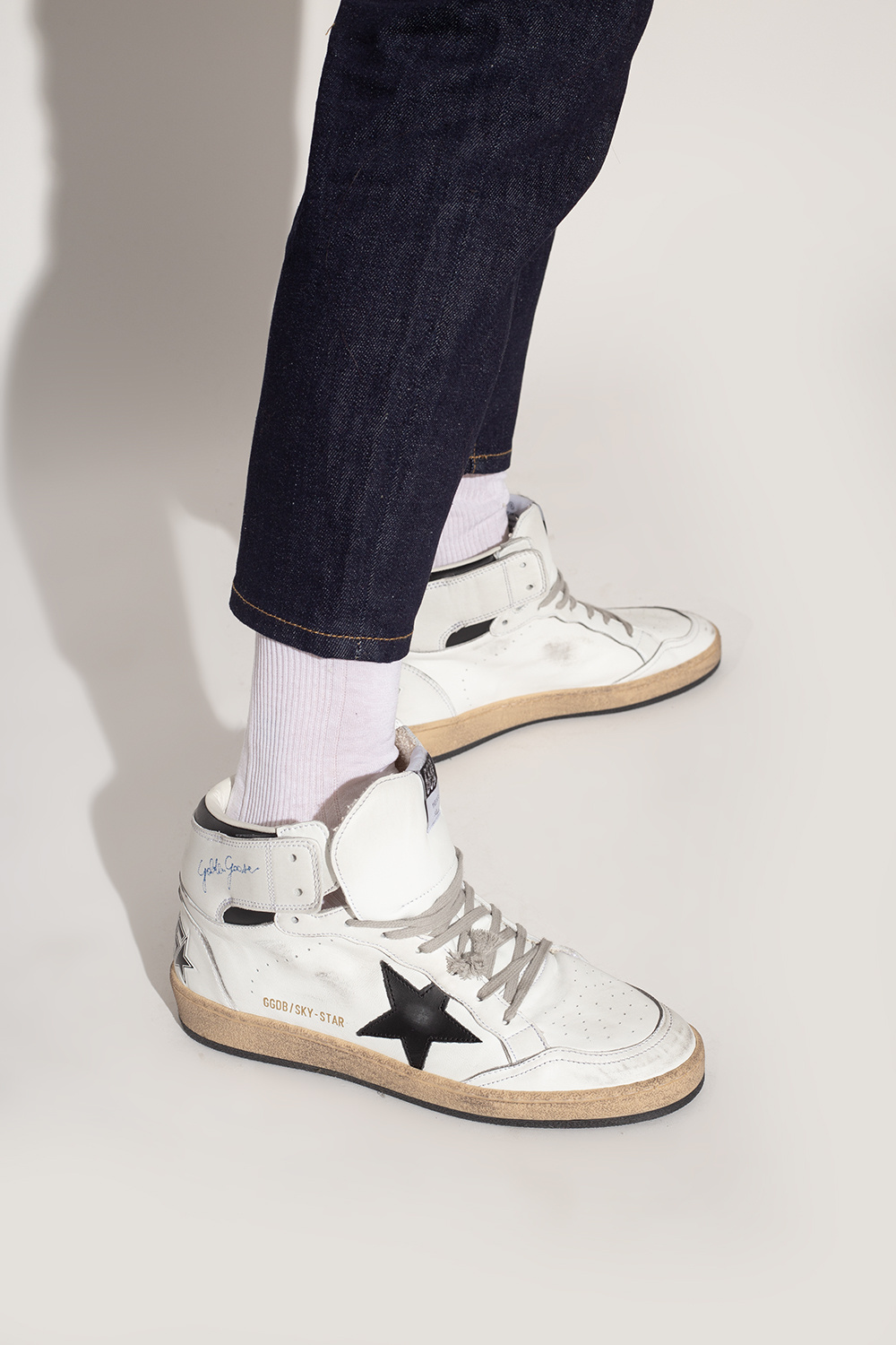 White 'Sky Star' high-top sneakers Golden Goose - Vitkac Canada